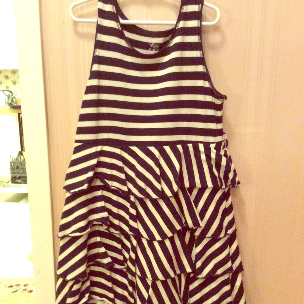 Navy Blue and White Dress by 1989 Place